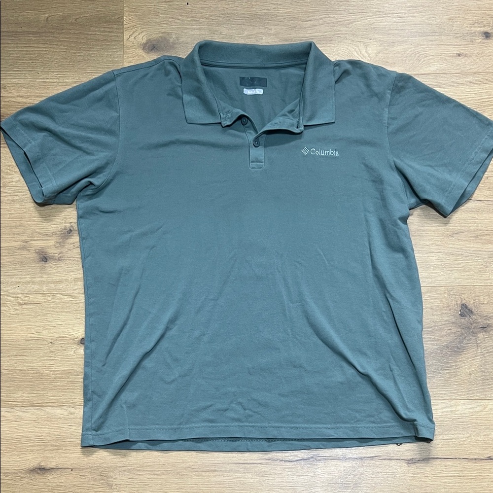 Columbia Men's Olive Green Active Fit Polo